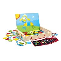 Amazon.co.jp: Hape(ハペ) マグネットアートセット 30×23×6cm 3才以上