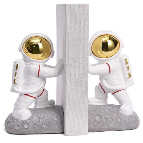 Astronaut Space Decor Bookends