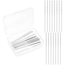 15pcs Snag Nab It Tool,Snag Repair Tool Sharps,Snag Repair Needle Sharps Leather Craft Sewing Needles Broken Thread Repair Tools Suitable for Knitting Clothing Curtains 0.03 x 2.36 Inch