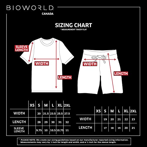 Bioworld Jujutsu Kaisen Yuji Itadori Men's Crew Neck Short Sleeve Tee & Lounge Shorts Combo Set4