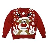 tienda ropa interior mujer online 🎄 ESTILO NAVIDEÑO ÚNICO. Cada jersey cuenta con un diseño exclusivo: Reno Saludando, Reno 