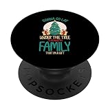 Je vais m'allonger sous un arbre pour rappeler à ma famille que je suis un cadeau PopSockets PopGrip Interchangeable