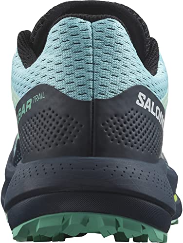 Salomon Pulsar Trail Hiking Shoes Womens Sz 8 Blue Radiance/Carbon/Yucca #TOP5