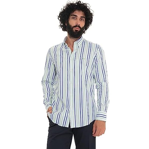 Harmont & Blaine Camisa Camisa Camisa Hombre Verde-Azul