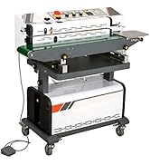 INTBUYING Continuous Vacuum Sealing Packing Machine Automatic Air Suction Band Sealer Vacuum Bag ...