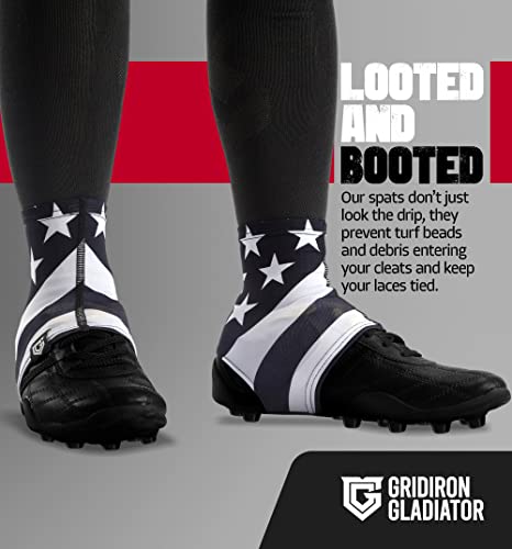 Gridiron Gladiator Cleat Covers - Football Spats - Football Cleat Socks - Cleat Spats for Soccer, Baseball & Softball - Thumbnail 4