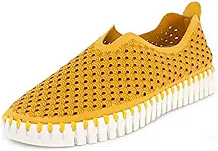 ILSE JACOBSEN HORNBÆK Women's Tulip 139 Flat | Slip-On | Low-Top | Golden Rod | 9 M US