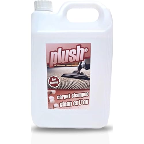 Carpet Shampoo Cleaner & Odour Deodoriser 5L Plush (Clean Cotton)
