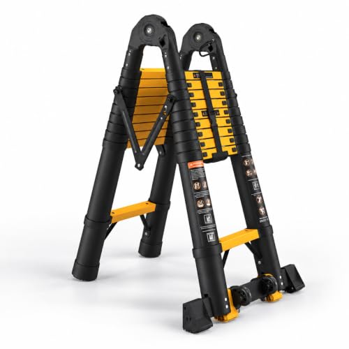 SINMEIRUN 20.3 Ft Telescoping Ladder