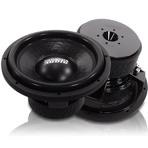 Sundown Audio SA-15 Classic Series 15\" Dual 4 Ohm Subwoofer - Black Motor, 1000W RMS / 2000W Peak Power, Competition Grade, High-Temperature Voice Coil, Optimized for Deep Bass