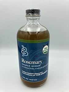 Barefoot Botanicals Rosemary Certified Organic Botanical Simple Syrup