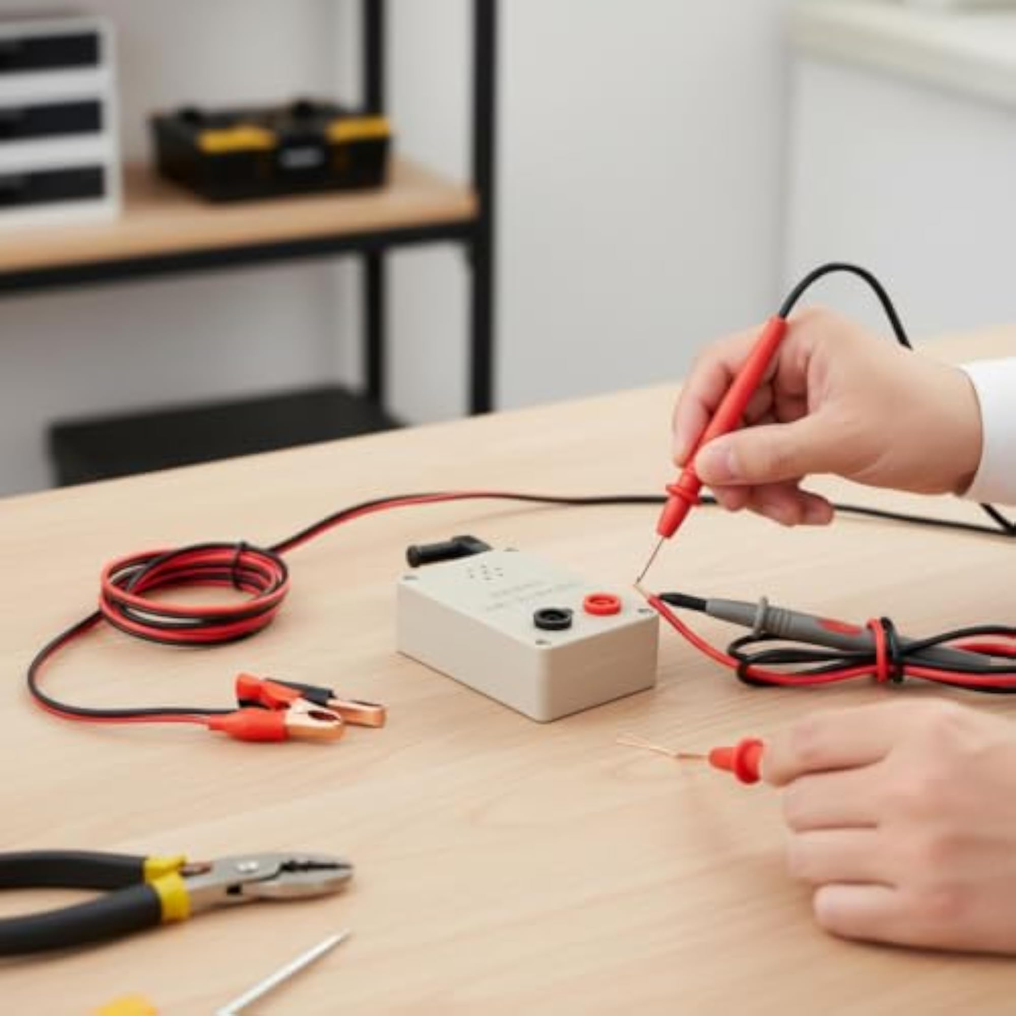 Continuity Tester with Tone Alarm for Electrical Troubleshooting