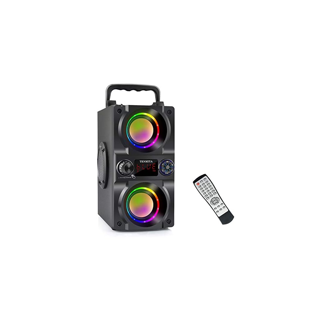 Bluetooth-Speaker-40W-60W-Peak-Portable-Wireless-Speaker-with-Colorful-Lights-Double-Subwoofer-Heavy-Bass-FM-Radio-MP3-Player-Bluetooth-50-Loud-Stereo-Speaker-for-Home-Outdoor-Party-Camping