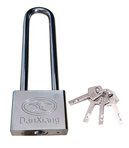 Long Beam Lock - 4rlskeyed Same Padlock, Key Different Padlocks 1-9/16, Width 4.08 cm, 140QLH, with Hardened Stainless Steel Shackle for Indoor, Gym, lockers, Bicycles, Cabinet Doors, Door Handles.