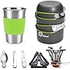 Odoland Camping Crockery Set 10-Pie...