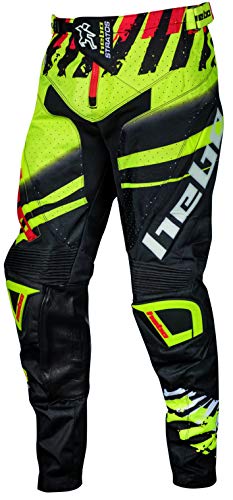 HEBO Stratos Pantalón Enduro-Cross, Adultos Unisex, Lima, Xms