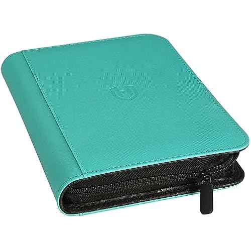4 Pocket Card Binder with Zipper, 288 Pockets Trading Card Binder Book