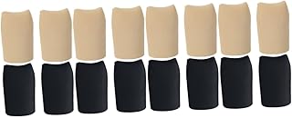 Beavorty 8 Pares De Manga De Dedo Do Pé De Tênis De Mão Almofadas Mangas De Dedo Para Tecido Mangas De Dedo De Silicone Protetores De Dedo De Silicone Almofada De Dedo Do Pé Respirável