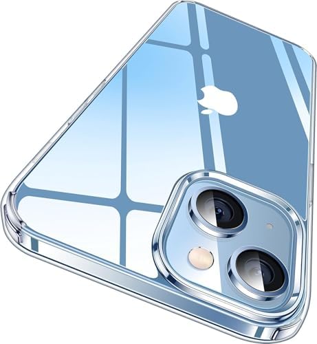 [SARARMAZ] iPhone 13-14 ile uyumlu Crystal Clear Mika Darbe Emici Şeffaf Kılıf (Şeffaf Mika Sararmaz, iPhone 13-14) - Görsel 2