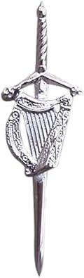 AAR Harp Kilt Pin Highland Scottish Celtic Design Kilt Accessory