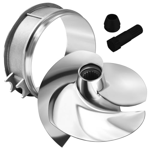 Jet Ski Impeller Kit for Sea-Doo Spark 900 ACE, Spark 900 HO ACE, Spark TRIXX 2014-New fit Solas SK-CD-12/14 140mm Impeller with Stainless Steel Wear Ring,Impeller Removal Tool and Impeller Boot by MiBarco - Used condition - US$242.34