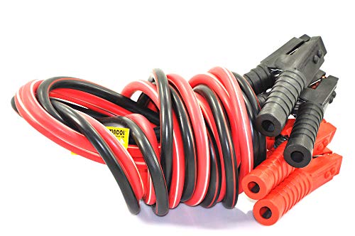 Xincol Heavy Duty 2500A 100% Copper Wire Jumper Cable Booster Cable For Truck Anti-Frozen Heat Insulation Jump Leads With Free Carry Bag Size 10Ft #TOP27