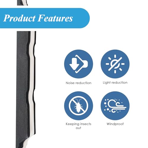 KACOMACO 9" Foam Closure Strips with Self-Adhesive for Metal Corrugated Roofing Panels, Classic R Panels Roof Outside Weather Strips (20Pcs) by KACOMACO - Image 6