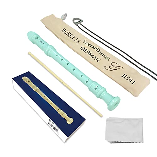 Hoseyin Soprano Recorder Baroque Style German Style C Key 8 Holes Soprano Recorder For Beginners Kids Students cover