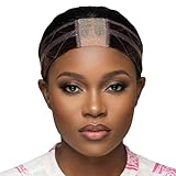 Wig Gripper Band for Lace front and Glueless Wigs, Fully Adjustable, Non Slip Wig Gripper, Brown, 1pk