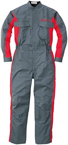 BR-5500 Long Sleeve Mechanical Suit 92.Gray x Red Large