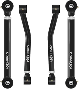 CORE 4X4-4pc Cruise Series Rear Adjustable Control Arm Kit - Compatible with Jeep Wrangler JK/JKU 07-18