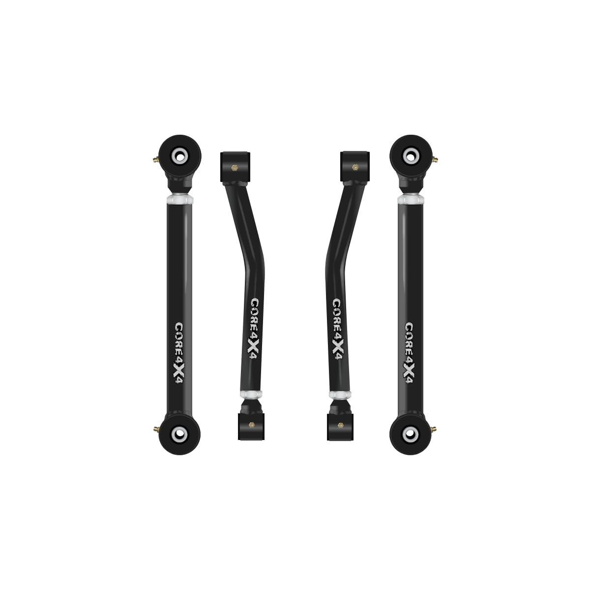 CORE 4X4-4pc Cruise Series Rear Adjustable Control Arm Kit - Compatible with Jeep Wrangler JK/JKU 07-18