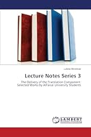 Lecture Notes Series 3 3659628263 Book Cover