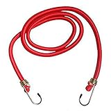 Acan Pulpo elástico de Color Surtido y de 150 x 1 cm. Cable elástico para Distintas Funciones con Enganche en Ambos Extremos. Cinta elástica para sujeción.