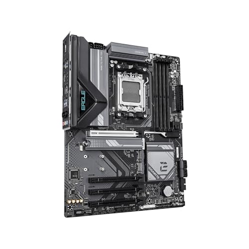 GIGABYTE B850 Eagle WIFI6E AMD AM5 ATX Motherboard, Support AMD Ryzen 9000/8000/7000 Series, DDR5, 8+2+2 Power Phase, 3X M.2, PCIe 5.0, USB-C, WIFI6E, GbE LAN, EZ-Latch, 5-Year Warranty by GIGABYTE - Image 4