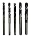 Produktbild Falon-Tech HSS Metallbohrer Set 5 tgl. (Ø 10 mm, Ø 11 mm, Ø 12 mm, Ø 13 mm, Ø 15 mm) - aus hochwertigem Stahl, Schnellarbeitsstahl - präzise & zentriert Spiralbohrer Set für Metall- Stahlbohrer Satz