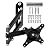 Suptek TV Wall Mount Swivel Tilt Rotation Full Motion Adjustable Articulating for Most 15-32 inch LED, LCD Monitor Wall Mount VESA 75,100 (MA2720)