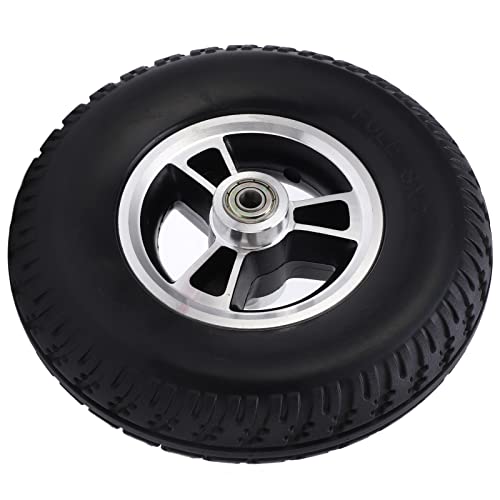 Pu Solid Wheel, Solid Safe Good Shock Absorption Wheelchair Wheel Versatile For Push Cart #TOP1