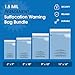Spartan Industrial - Poly Bag Bundle Combo Pack of 400-6X9, 8X10, 9X12, 11X14 Self Seal Clear Plastic Bags With Suffocation Warning