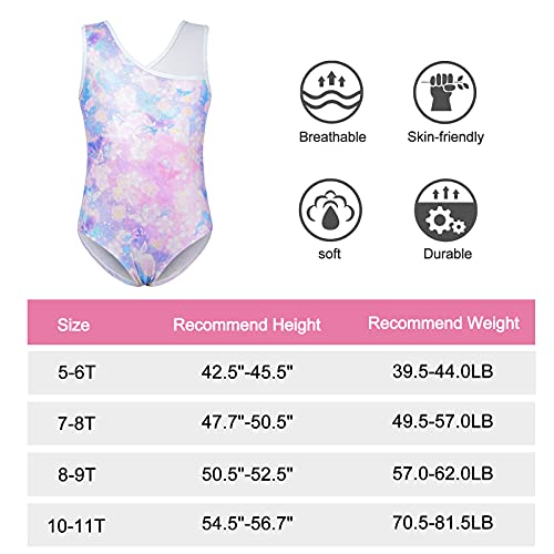 image for Vieille Girls Gymnastics Practice Outfits Leotard Size 10-11 Ballet Da