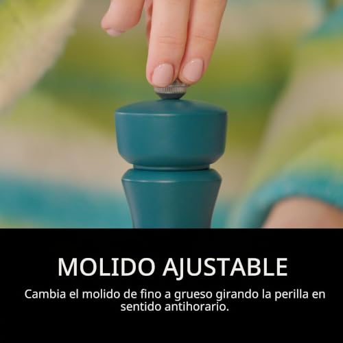Miniatura 5 de Cole Mason Kenton Molinillo De Sal Y Pimienta, Pimienta De Sichuan, Molienda Ajustable, Mecanismo De Cerámica Duradero, Incluye 1 Molino, 15 Cm