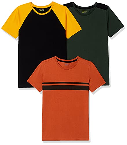 Image of Amazon Brand - Symbol Boy's Regular T-Shirt (PAG 516 Multi 2 11-12 Years)