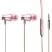 Produktbild Demiawaking Metall Headset Telefon Lied mit Mikrofon Kopfhörer Universal Headset (Rose Gold)