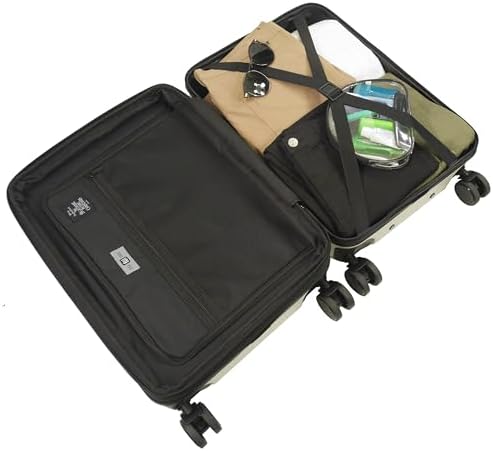Ful Luggage 크리스마스 악몽의 잭이 특징인 57.1cm(22.5인치) 화이트 기내 여행 가방 — 사진 4