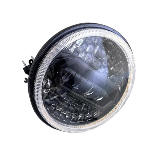 Phare LED 7 Pouces H4 DRL Rond Remède Éclairage Faible Benz-G G55 - 2