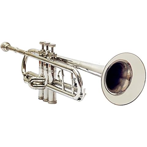 Queen Brass Bb Finish Brass Band Trumpets Beginner Chrome Cover