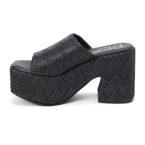 Image of BEACH by Matisse Womens Como Block Platform Casual Sandals Casual High Heel 3 inch & Up