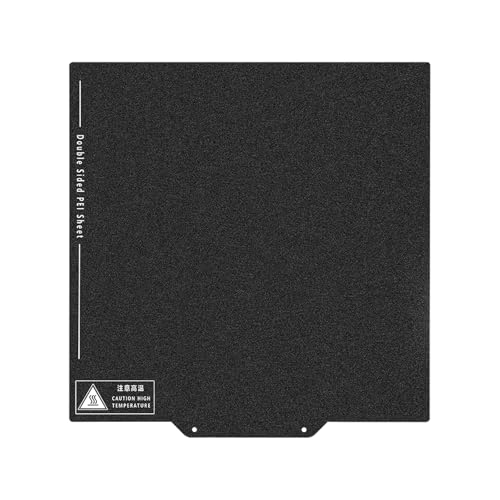Upgraded Kobra 2 PEI Build Plate, 3D Printer Double Sided Black Textured PEI Platform for Anycubic Kobra 2 Neo/Kobra 2 Pro/Kobra Neo/Kobra/Kobra Go 230x230mm