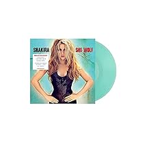 Shakira Music She Wolf Album On Limited Edition Light Green Color Vinyl LP Record