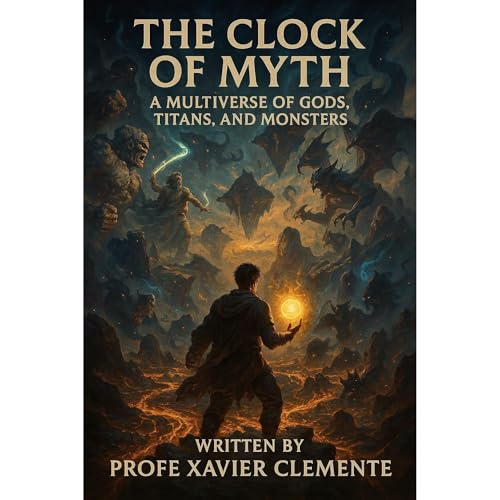 The Clock of Myth: A Multiverse of Gods, Titans, and Monsters Audiolibro Por Profe. Xavier Clemente arte de portada